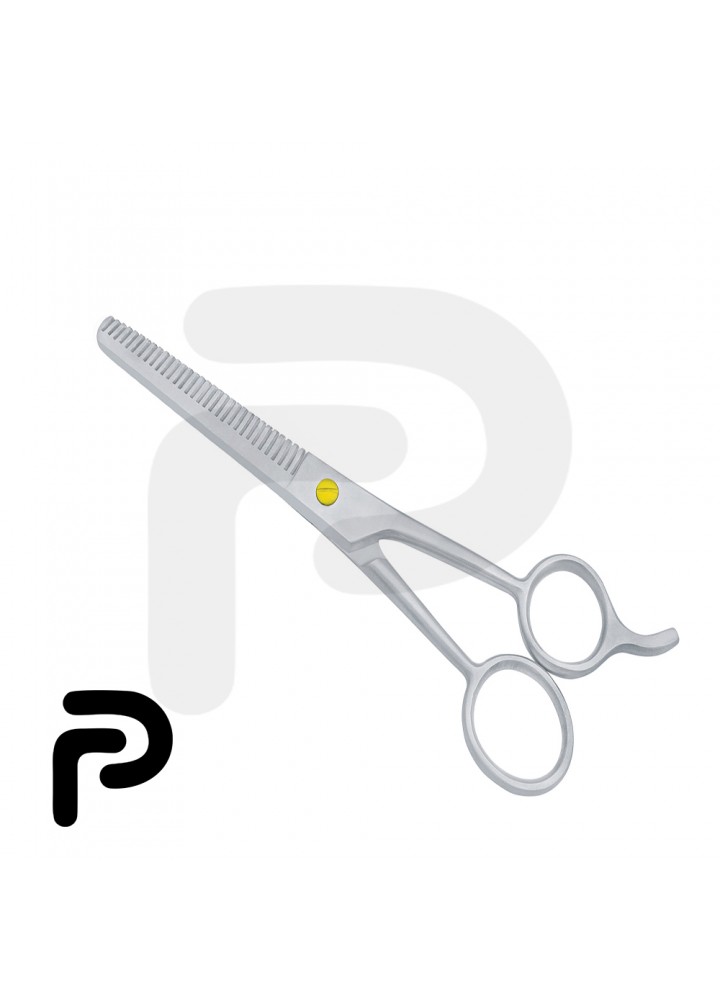 Mini serrated blade barber scissor 